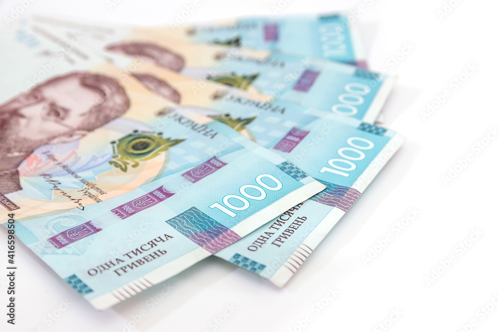 1000 hryvnia banknotes. 1000 hryvnia banknotes.