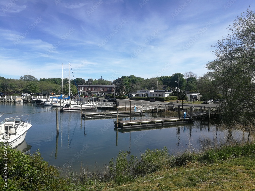 Overview of Greenport, NY - May 2020