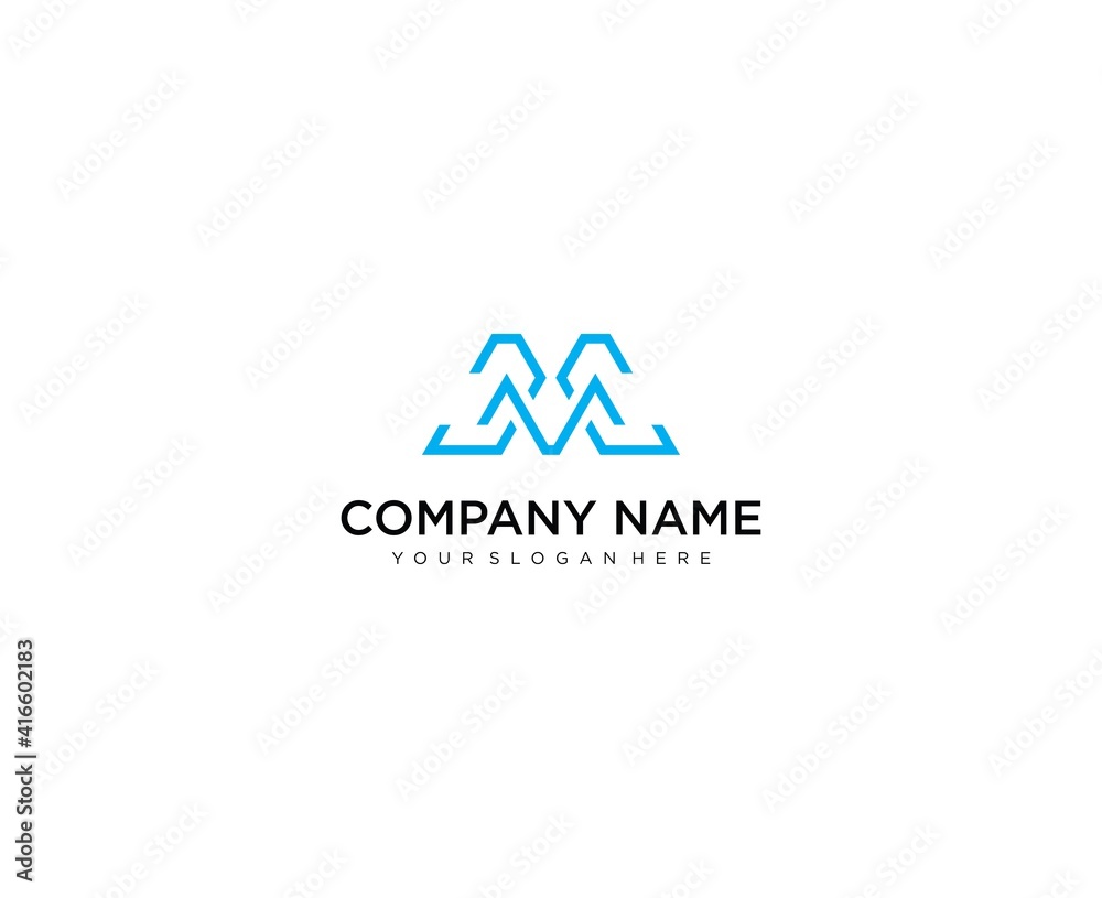 M lettering logo design. Creative minimal monochrome monogram symbol. Universal elegant vector sign design. Premium business logo type. Graphic alphabet symbol for company business identity M lettering logo design. Creative minimal monochrome monogram symbol. Universal elegant vector sign design. Premium business logo type. Graphic alphabet symbol for company business identity