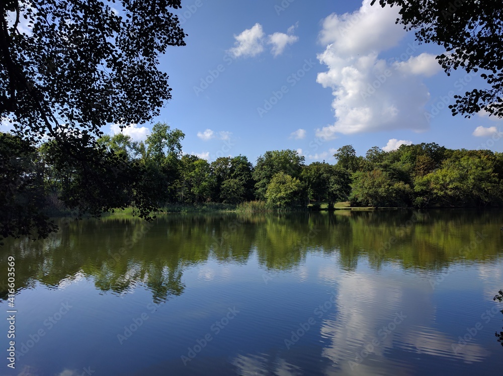 Fototapeta premium Overview of Sens, Burgundy (France) - September 2016