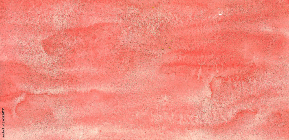 watercolor abstract background hand painting texture of red paint.