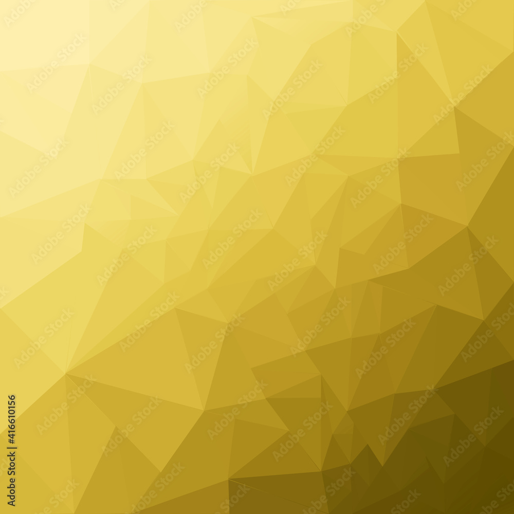 Obraz premium Yellow Abstract geometric background. Polygon background. Low Poly Background.