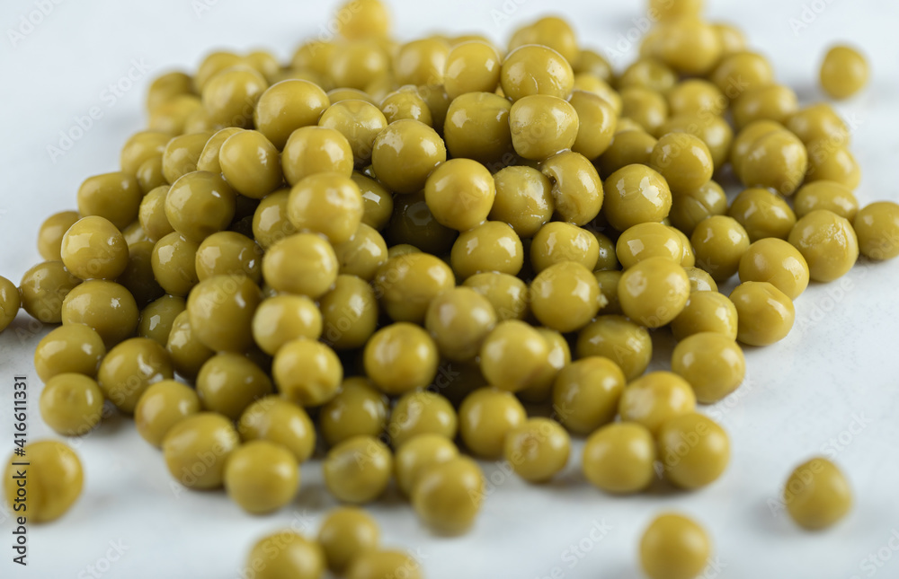 Close up photo of marinated green olives Close up photo of marinated green olives