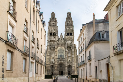 Tours, beautiful french city, the gothic cathedral  © Pascale Gueret