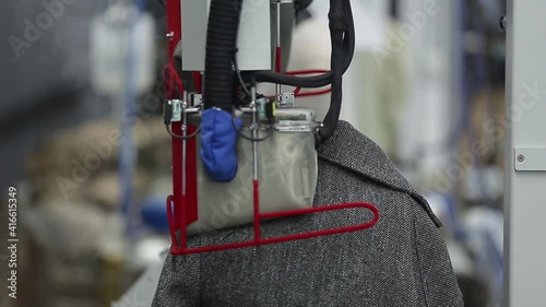 Sewing production. Ironing and clothes control.