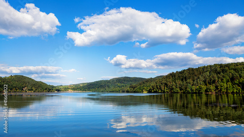 A beautiful lake with reflection