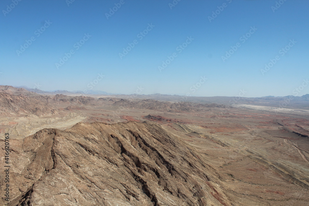 Wüste von Helikopter