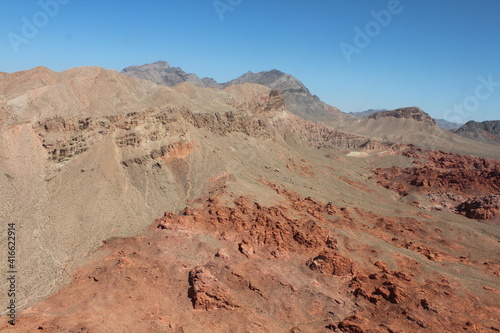Wüste Nevada von Hubschrauber aus
