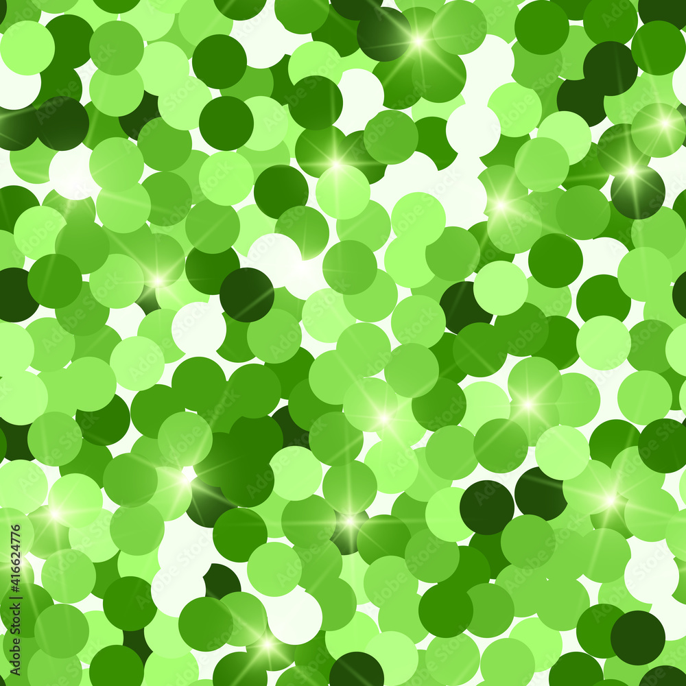 Glitter seamless texture. Actual green particles. Endless pattern made of sparkling circles. Classy Glitter seamless texture. Actual green particles. Endless pattern made of sparkling circles. Classy