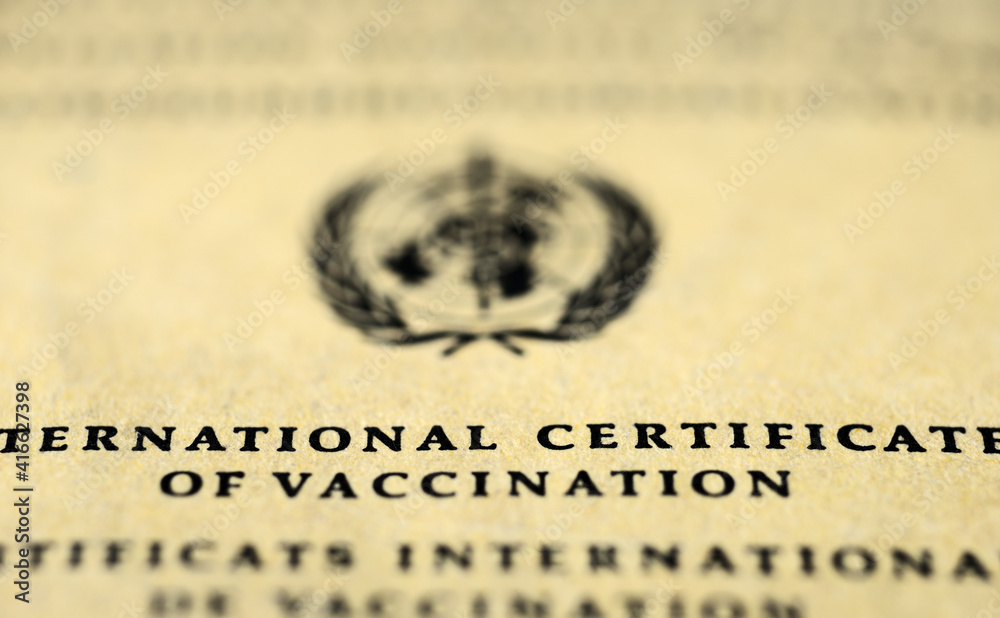  Internationaler Impfpass Impfausweis der Weltgesundheitsorganisation Motiv 