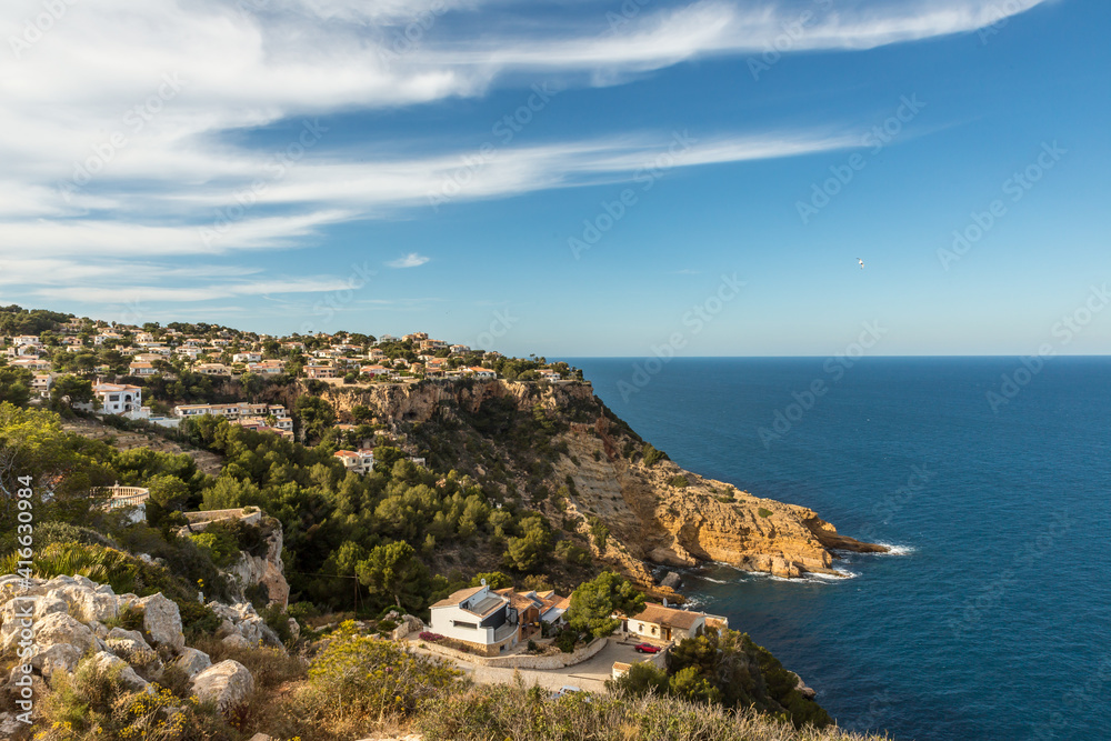 Beach near Moraira, calpe, Spain