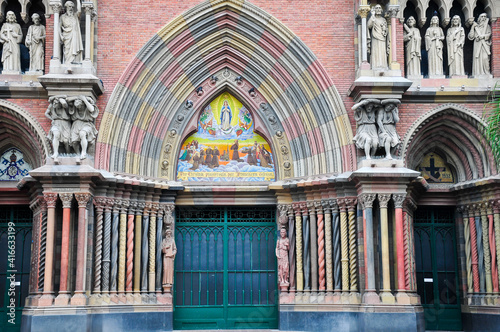 Capuchin church, maint entrance, Cordoba photo