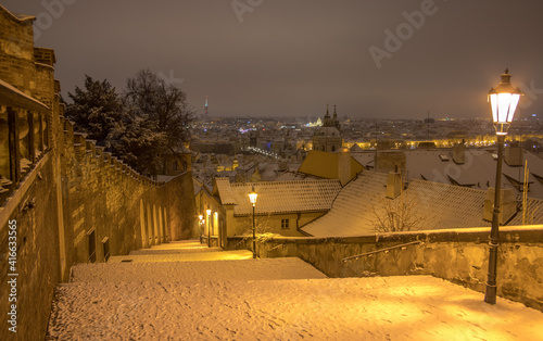 Fotografija winter in old prague