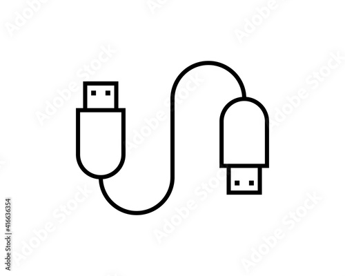 filled usb icon. transfer, computer, drive, flash, plug, data, technology sign. adapter, serial, port, cable, universal, connector, hardware, storage symbol for web and mobile app on white background