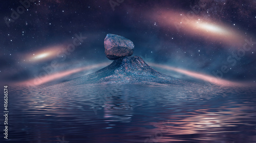 The planet Mars. Fantasy la...