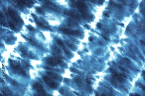 Tie dye shibori pattern. Watercolour abstract texture.