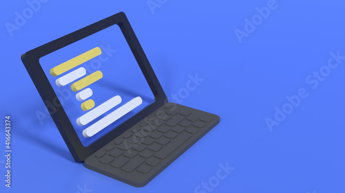 Simplistic Code On Minimalistic Device Blue