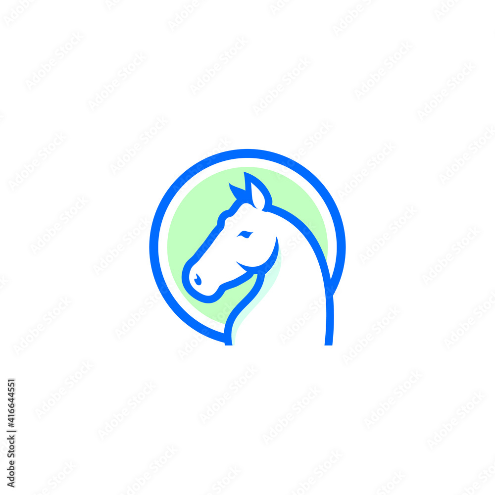 Horse Logo Template Vector icon illustration design Horse Logo Template Vector icon illustration design