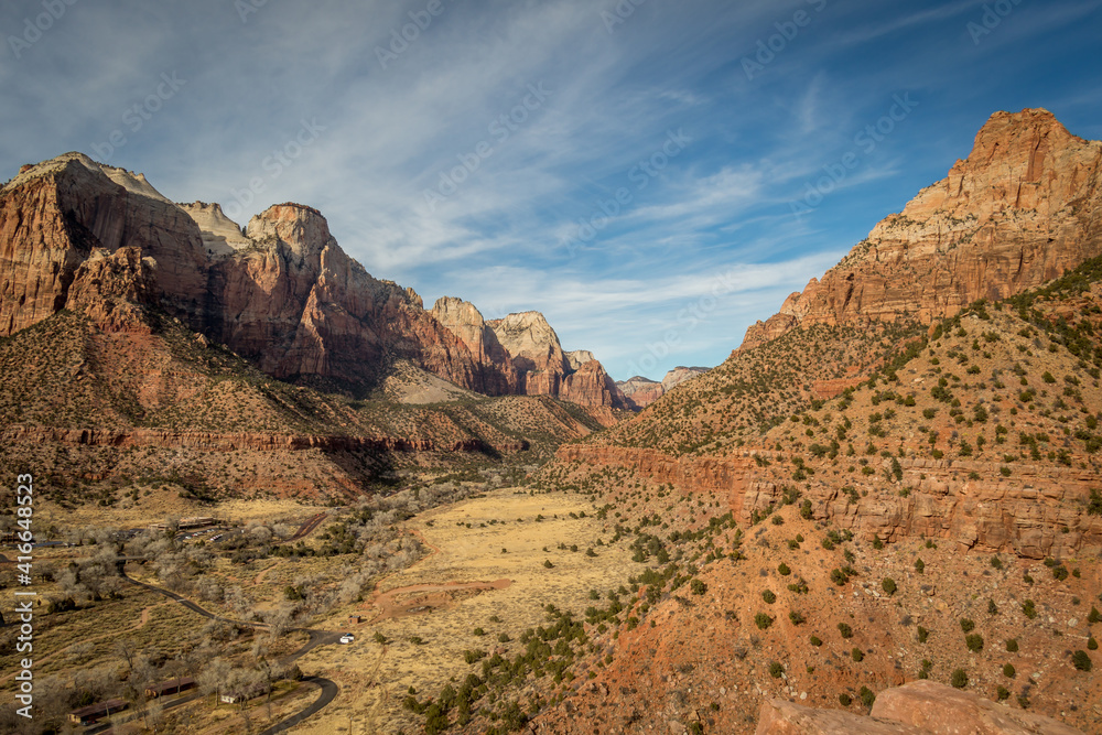 Naklejka premium Zion National Park Canyon Entrance