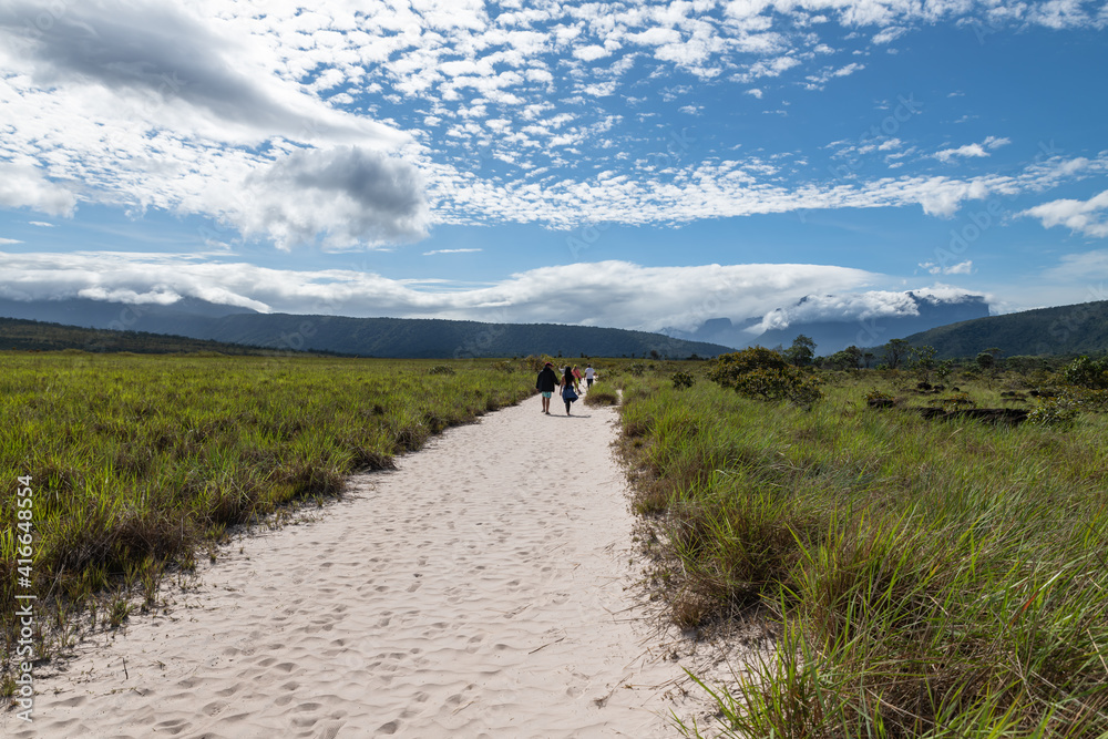 Panorama landscape of Canaima National Park (Bolivar, Venezuela). Panorama landscape of Canaima National Park (Bolivar, Venezuela).