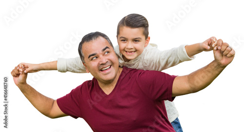 Hispanic Father and Mixed R...