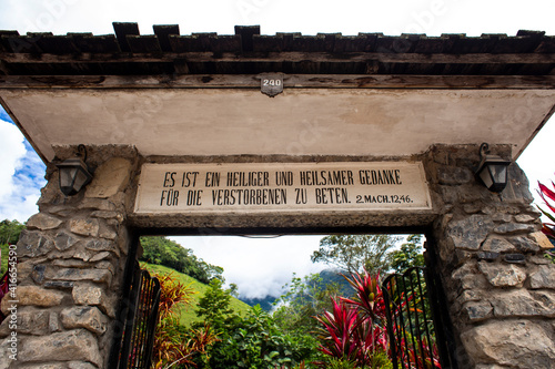 Settlers Cemetery in Pozuzo - Oxapampa photo