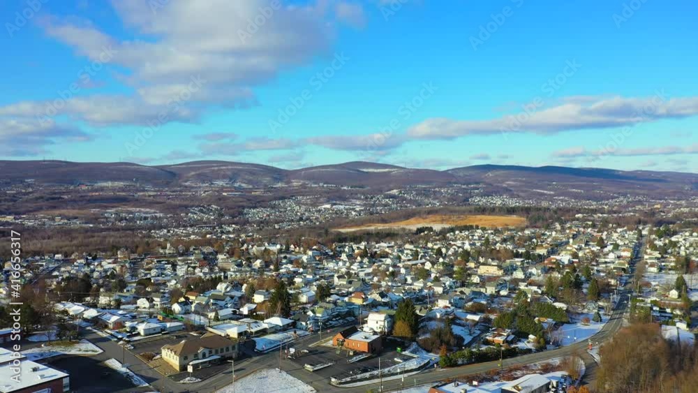 Scenic View of Residential Neighborhoods Near Mountains Scenic View of Residential Neighborhoods Near Mountains