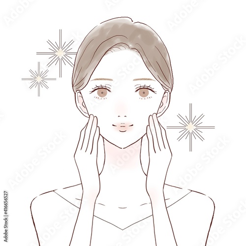 スキンケア　女性　美肌