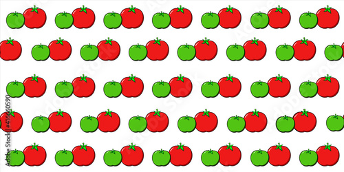 Tomato seamless background vector eps 10.