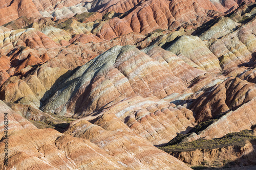 colorful hilly texture
