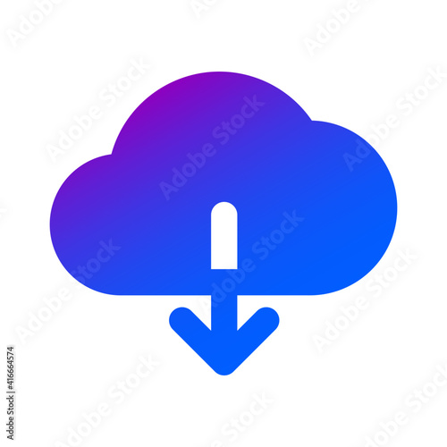 Download from cloud icon

