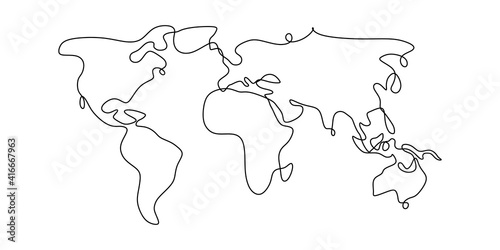 Continuous single line worl...