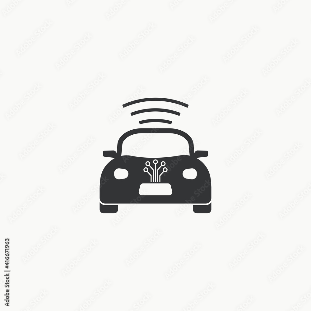 Smart car icon graphic design vector illustration Smart car icon graphic design vector illustration