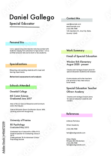 Creative CV / Resume Template