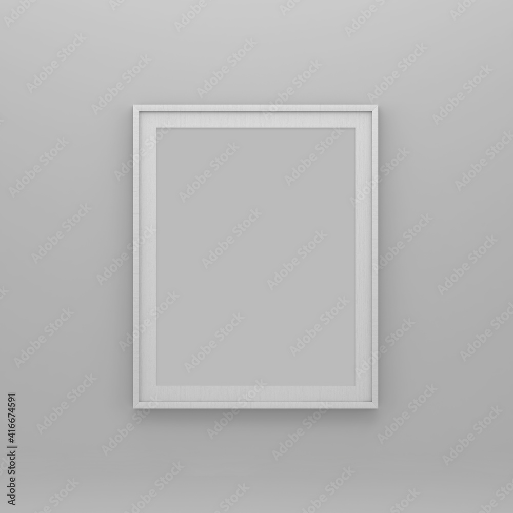 Frame picture mockup on wall Frame picture mockup on wall