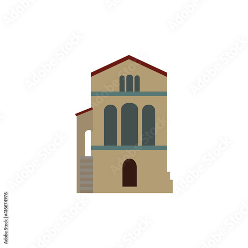 Obraz na płótnie hermitage of naranco in oviedo spain w salonie