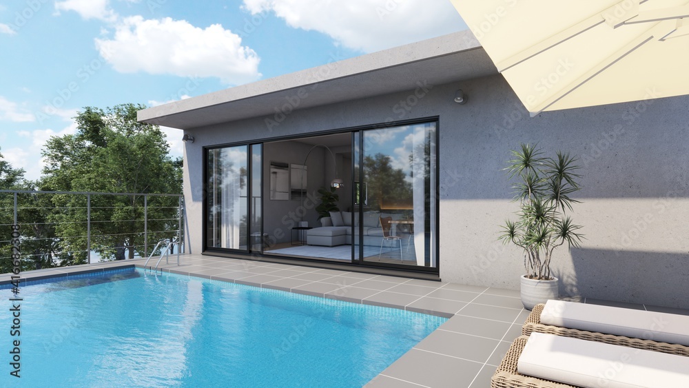 Fototapeta premium Poolside