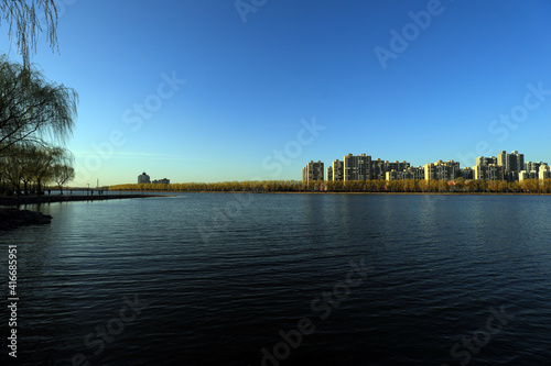 Waterfront City Architectural scenery, North China