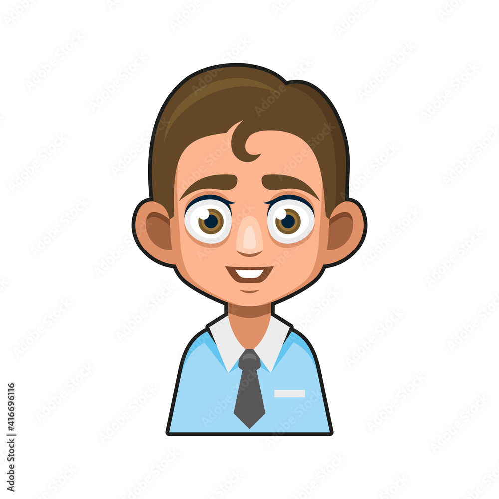 Doctor and Medical Nurse Avatar sign. Cute Style Userpic. Vector