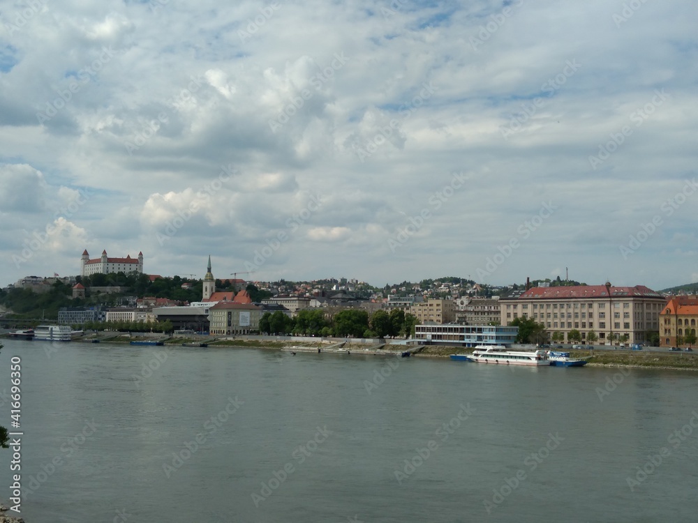 view of the city Bratislava