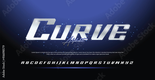 Modern Alphabet Font. Typography urban style fonts for technology, digital, movie logo design. vector illustration