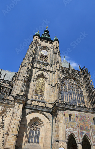 Cathedral of Saints Vitus in Prague in Czech Republic
