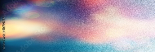 Abstract blurred panoramic background in rainbow colors