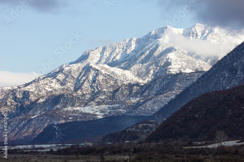 Beautiful snowy mountains. © Борис Масюра