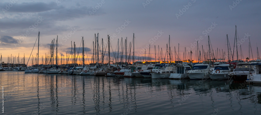 Denia harbour, Spain