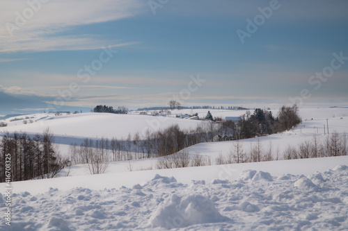 冬美瑛小高い丘からの一望 © 大西 親文