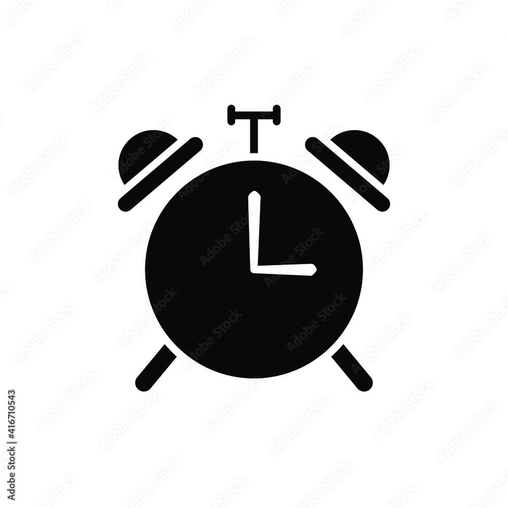 Alarm clock icon template Alarm clock icon template