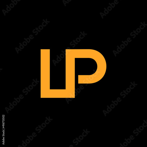 lp letter logo design 