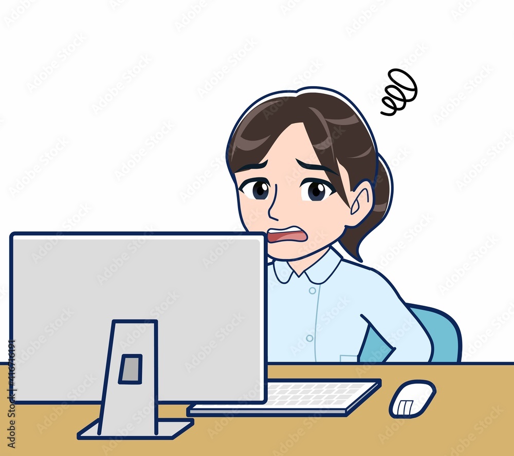 看護師の服を着た女性 看護師の服を着た女性