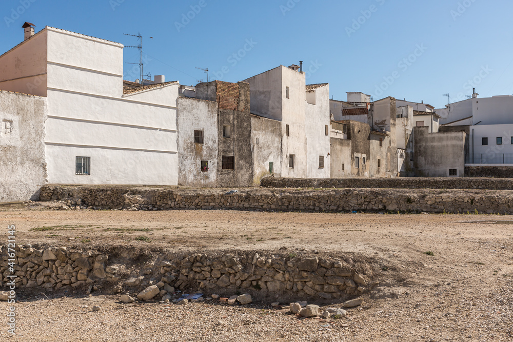 Abandoned square in Calpe Abandoned square in Calpe